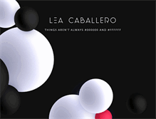 Tablet Screenshot of leacaballero.com